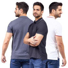 Cargar imagen en el visor de la galería, Paquete de 3 Playera Polo Premium Algodon-Licra - 406-3