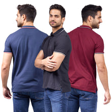 Cargar imagen en el visor de la galería, Paquete de 3 Playera Polo Premium Algodon-Licra - 406-3