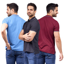 Cargar imagen en el visor de la galería, Paquete de 3 Playera Polo Premium Algodon-Licra - 406-3
