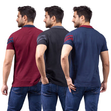 Cargar imagen en el visor de la galería, Paquete de 3 Playera Polo Premium Algodon-Licra - 407-3