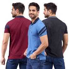 Cargar imagen en el visor de la galería, Paquete de 3 Playera Polo Premium Algodon-Licra - 407-3