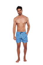 Cargar imagen en el visor de la galería, Traje De Baño Corto para Hombre Ballenas Narval