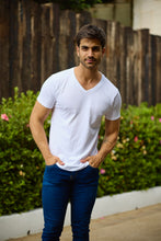Cargar imagen en el visor de la galería, Playera Lisa Cuello V Alfani Jersey, JR950