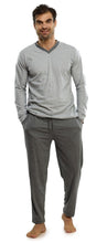 Cargar imagen en el visor de la galería, Pijama Urban Conjunto Playera Manga Larga y Pantalon Con Bolsa, 5031