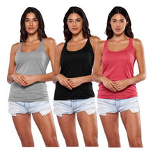 Cargar imagen en el visor de la galería, Pack 3 Camiseta Lisas Sin Mangas DA9071-3