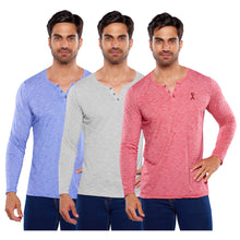 Cargar imagen en el visor de la galería, Pack 3 Playeras Cuello Aletilla Alfani Urban, 0124-3