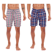 Cargar imagen en el visor de la galería, Pack 2 Bermudas Con Bolsa Pijama 100% Algodon, 5028-22