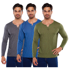 Cargar imagen en el visor de la galería, Pack 3 Playeras Cuello Aletilla Alfani Urban, 0124-3