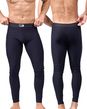 Cargar imagen en el visor de la galería, Pack 2 Pantalones Térmicos Premium Hombre Algodón-Modal-Elastano, Afelpado Polar, Protección UV. MOD 1001