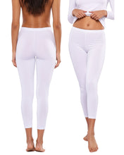Cargar imagen en el visor de la galería, Pack 2 Pantalones Térmicos Premium Dama Algodón-Modal-Elastano, Afelpado Polar, Protección UV. MOD 1006 - Alfani