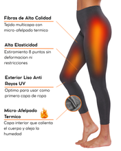 Cargar imagen en el visor de la galería, Pack 2 Pantalones Térmicos Premium Dama Algodón-Modal-Elastano, Afelpado Polar, Protección UV. MOD 1006 - Alfani