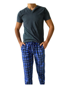Pijama Conjunto Playera Manga Corta y Pantalon Con Bolsa, 5032-22