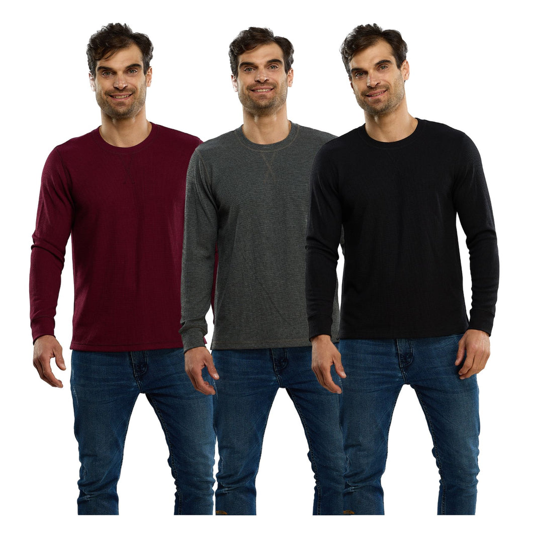 Pack 3 Playeras Premium Estilo Waffle, 0122-CR-3