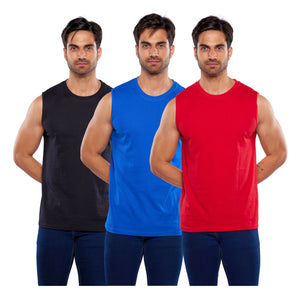 Paquete de 3 camisetas deportivas para hombre (410-3)