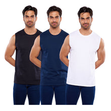 Cargar imagen en el visor de la galería, Paquete de 3 camisetas deportivas para hombre (410-3)
