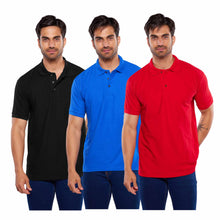 Cargar imagen en el visor de la galería, Paquete 3 playeras polo para hombre (403-3)
