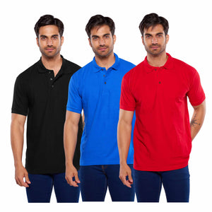 Paquete 3 playeras polo para hombre (403-3)