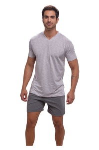 Pijama Conjunto Playera y Bermuda Con Bolsa 100% Algodon, 5029-25