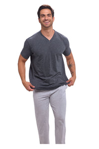 Pijama Conjunto Playera y Pantalón Con Bolsa 100% Algodon , 5032-25