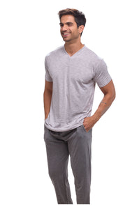 Pijama Conjunto Playera y Pantalón Con Bolsa 100% Algodon , 5032-25