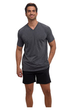 Cargar imagen en el visor de la galería, Pijama Conjunto Playera y Bermuda Con Bolsa 100% Algodon, 5029-25
