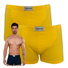 Cargar imagen en el visor de la galería, Paquete 2 Boxers Alfani Navy Blue, NB75-2 - Alfani 
