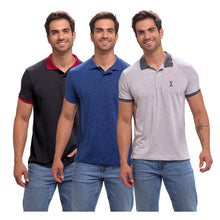 Cargar imagen en el visor de la galería, Paquete de 3 Playera Polo Deportiva - 405-3
