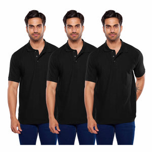 Paquete 3 playeras polo para hombre (403-3)