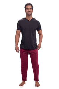 Pijama Conjunto Playera y Pantalón Con Bolsa 100% Algodon , 5032-25