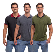 Cargar imagen en el visor de la galería, Paquete de 3 Playera Polo Deportiva - 405-3
