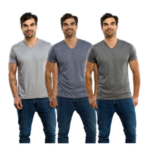 Paquete de 3 - Playera Deportiva Slim Fit Cuello V Para Hombre Alfani SP117