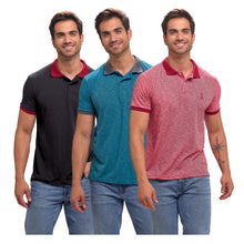 Cargar imagen en el visor de la galería, Paquete de 3 Playera Polo Deportiva - 405-3
