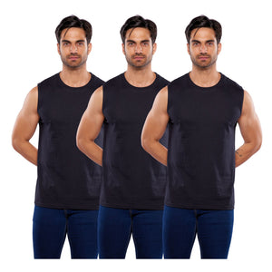 Paquete de 3 camisetas deportivas para hombre (410-3)