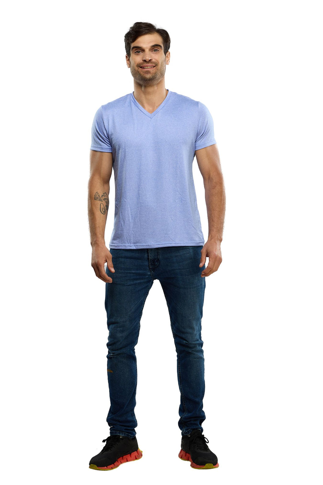 Playera Deportiva Slim Fit Cuello V Para Hombre Alfani SP117