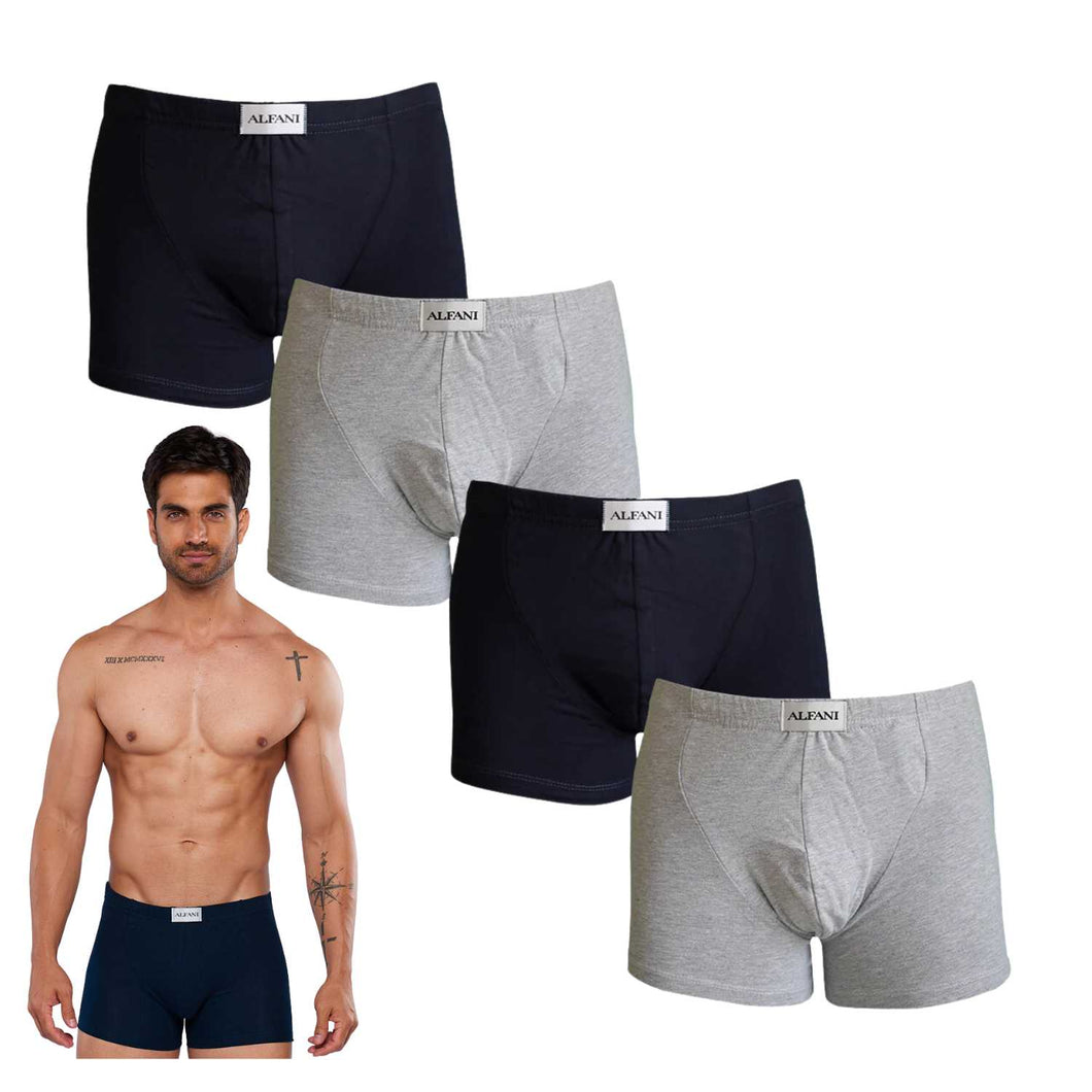 Paquete de 4 Boxers Alfani Navy Blue, NB75-4