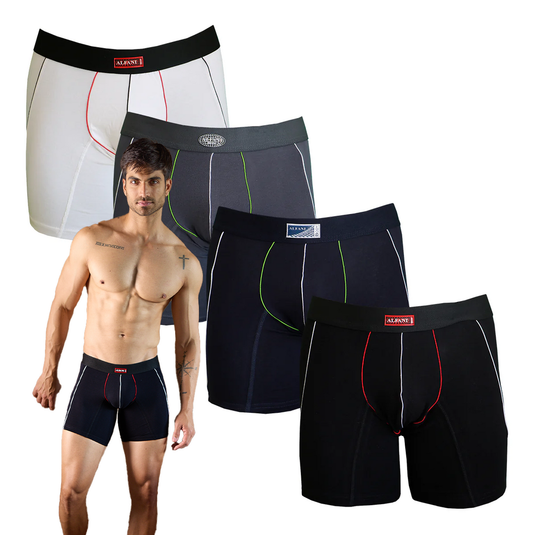 Paquete de 4 boxers Alfani Body Sport, BO115-4