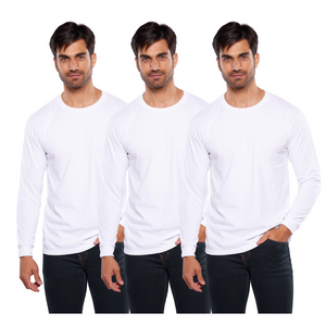 Paquete de 3 playeras manga larga para hombre (404-3)