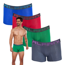 Cargar imagen en el visor de la galería, Paquete de 4 Boxers Alfani Metro, MT99-4 Multicolor
