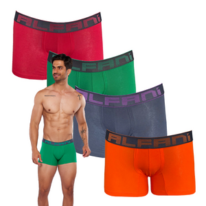 Paquete de 4 Boxers Alfani Metro, MT99-4 Multicolor