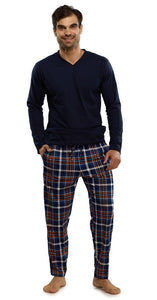 Pijama Urban Conjunto Playera Manga Larga y Pantalon Con Bolsa, 5031