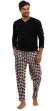 Cargar imagen en el visor de la galería, Pijama Urban Conjunto Playera Manga Larga y Pantalon Con Bolsa, 5031
