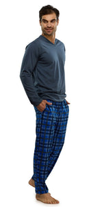 Pijama Urban Conjunto Playera Manga Larga y Pantalon Con Bolsa, 5031