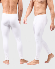 Cargar imagen en el visor de la galería, Pack 2 Pantalones Térmicos Premium Hombre Algodón-Modal-Elastano, Afelpado Polar, Protección UV. MOD 1001

