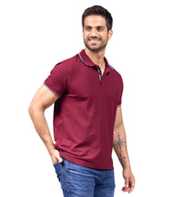 Cargar imagen en el visor de la galería, Playera Polo Algodon-Licra Premium Manga Corta -406
