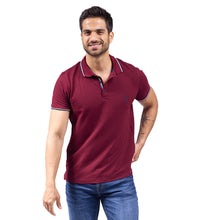 Cargar imagen en el visor de la galería, Playera Polo Algodon-Licra Premium Manga Corta -406

