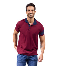 Cargar imagen en el visor de la galería, Playera Polo Algodon-Licra Premium Manga Corta -407
