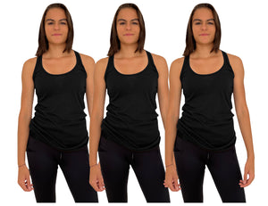 Alfani Playera Sin Mangas para Mujer, Camiseta De Tirantes con Espalda Cruzada, Paquete De 3 Piezas Multicolor