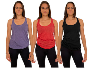 Alfani Playera Sin Mangas para Mujer, Camiseta De Tirantes con Espalda Cruzada, Paquete De 3 Piezas Multicolor