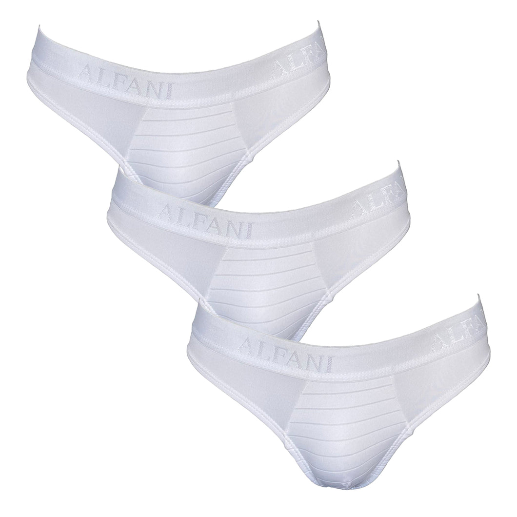 Paquete de 3 bikini Alfani Sex, SX50-3 Blanco