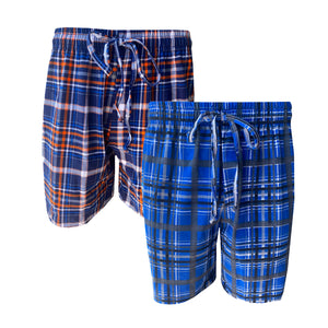 Paquete de 2 Bermudas, pijama 5028-22 Cuadriculada